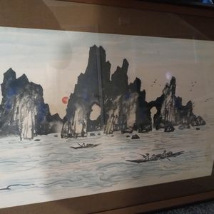 Signed watercolor painting reserve for @sooka